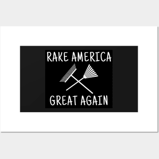 Rake America Great Again Stickers Phone Case Posters and Art